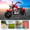 thumbnail image 2 of Pinypikaka 36V Ride On Off-Road Motorcycle Electric Dirt Bike for Teens, 350W Brushless Motor, 16.5MPH with Music, Spring Suspension, LED Light, Leather Seat for 14+ Years Old Kids Max Load 176lbs, 2 of 6