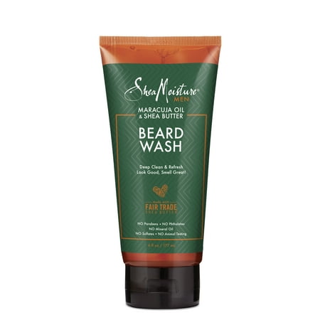 SheaMoisture Maracuja Oil & Shea Butter Beard Wash, 6