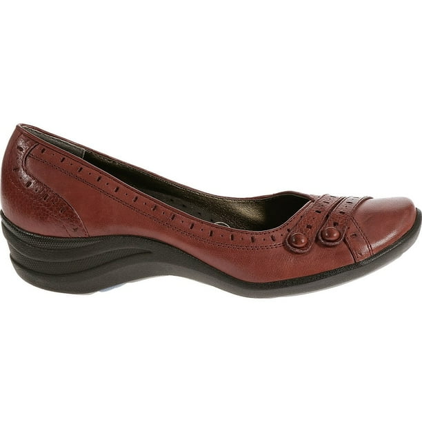 Hush Puppies Womens Hush Puppies Burlesque Slip On Flats , Dark Red