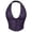 Bustier Corset Purple, variant on lcziwo Floral Jacquard Halter Corset for Women Sleeveless Deep V Boned Grommet Bustier Lace Up Back Shapewear Purple XS