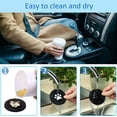 thumbnail image 2 of Juego de 10 posavasos para coche, portavasos, posavasos de silicona antideslizante con forma de pata de perro, accesorios para la mayoría de coches, jeeps, camiones y vehículos recreativos., 2 of 3