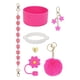 thumbnail image 1 of Juego de accesorios para tazas, bonitos llaveros con dijes para actividades al aire libre, bolsos de viaje, 1 of 8
