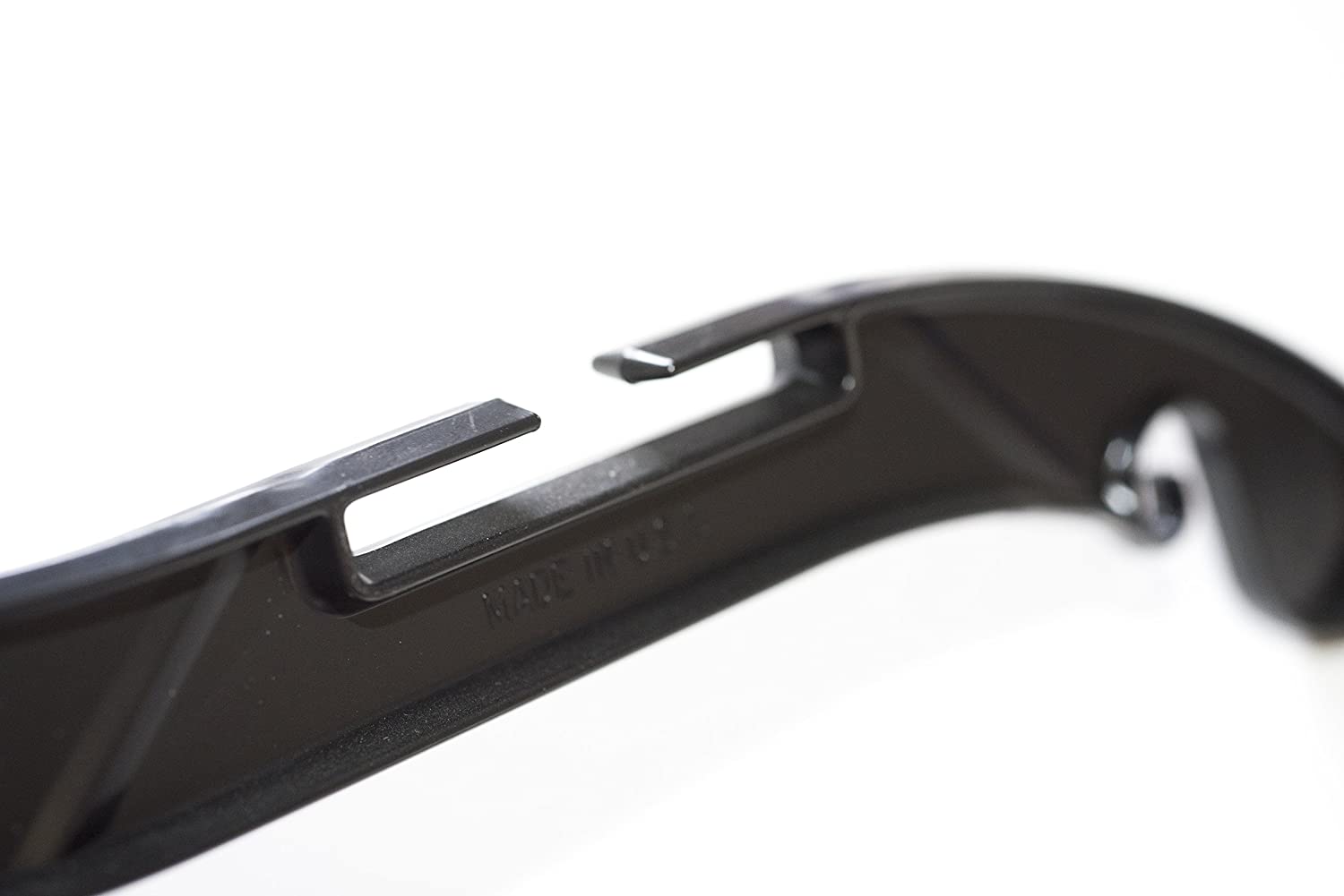 NAHANCO #2500 17" Black Heavy Weight Plastic Shirt Hangers (Pack of 100)