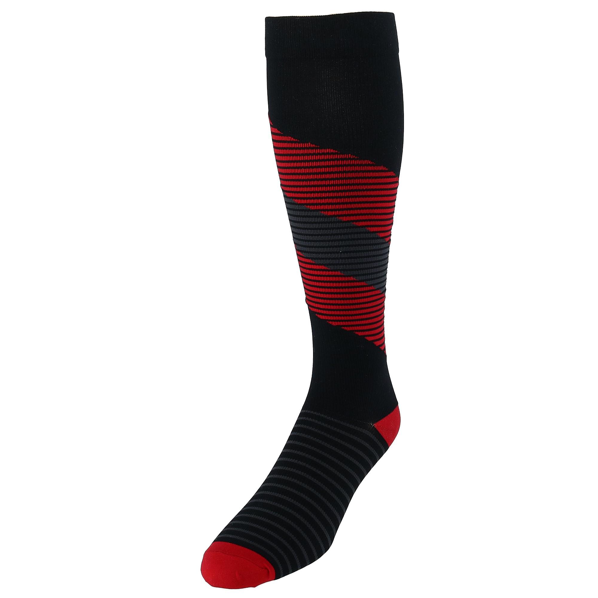 Think Medical Men's Fashion Stripe Gradient Compression Socks Walmart