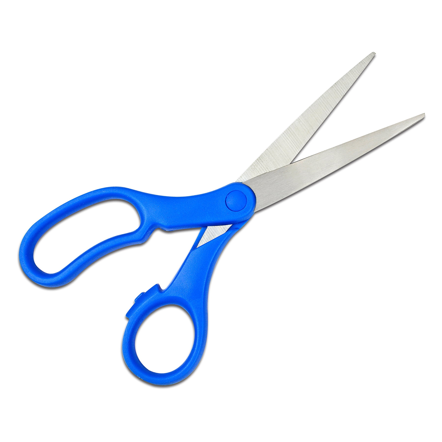 The Pencil Grip Scissors 8", Blue Handle, Pack of 6