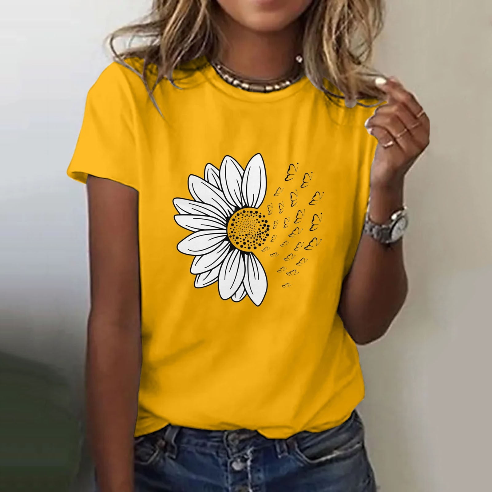 yellow shirts for ladies