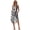 Black White Floral Theme, variant on Binienty Sleeveless Sundress with Floral, Asymmetric Hem Midi Dress for Casual Daily and Weekend Outdoor Activities