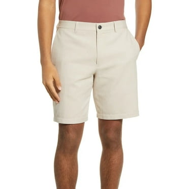 Club Monaco BEIGE Men's Maddox Foulard Print 9" Shorts, US 32