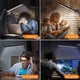 thumbnail image 1 of Lámpara de escritorio LED ajustable, luz de lectura con abrazadera, brazo oscilante de metal, luz de mesa, 10 niveles de brillo, lámparas de escritorio, 1 of 8