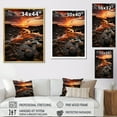 thumbnail image 4 of Designart "Glowing Sunset in Florida" Florida Floater Framed Canvas Wall Art, 4 of 7