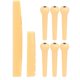 thumbnail image 1 of Acoustic Guitar Pins Pegs Guitar Bone Saddle Nut Guitar Parts Replacement Tool Accessory, 1 of 4