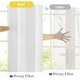 thumbnail image 5 of Non-See-Through Patio Sliding Door Sheer Curtain, W100 x L84 in, Privacy & Light Filtering Room Divider, Curtian for Sliding Glass Door, Bedroom, Living Room, Elegant Big Drape, White, 1 PC, 5 of 9