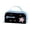 Black, variant on JHyouerji Stationery Bag Polyester Large Capacity Multi Layer Blue Embroidery Zipper Pouch Portable Multifunctional Storage Case for Makeup Daily Small Items Organizer