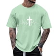thumbnail image 1 of Tops para hombre, blusas y camisas de manga corta con cuello redondo para hombre, camisetas casuales con estampado de moda para hombre, blusa de manga corta, blusa de poliéster para hombre., 1 of 5