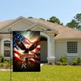 thumbnail image 2 of Amhnf American Eagle With Flag Garden Flag For Home Outdoor Garden Yard Decor 12x18 inch, 2 of 5