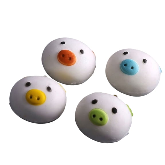 Dumpling Squishy T-oy, The Piglet Bun Squishies, Cute Anxiety Relief Fidget T-oy, Soft Squeeze Decompression Dough for Adults