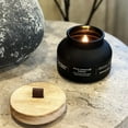 thumbnail image 5 of Better Homes & Gardens Palo Santo and Violet Scented Wooden Wick 18oz Bell Jar Candle, 5 of 6