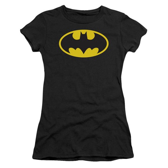 Batman Classic Logo Black Juniors T-shirt