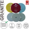 thumbnail image 2 of Stadea 5" Wet Dry Diamond Polishing Pad 3 Step - Step 1 Pad For Granite Glass Quartz Polishing, 2 of 2