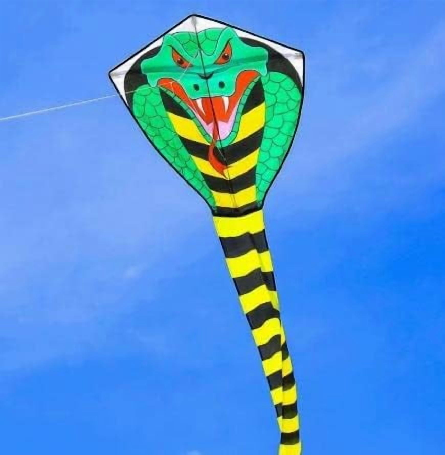 128M Kites Professional Giant Kites for Adults Snake King Cobra Kite