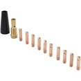 thumbnail image 2 of Gamvdout Welding Gasless Flux Torch Nozzle Tips Copper For HD Wire Feed Welder 12Pcs, 2 of 6