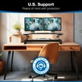 thumbnail image 3 of Mount-It! MI‑7926 Wide Standing Desk Converter with Gas Spring, 3 of 9
