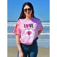 thumbnail image 2 of Love With Gloves Art Tie Dye Cyclone Women -Image by Shutterstock, Female x-Large, 2 of 4