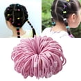 thumbnail image 2 of fastboy 100 Pcs Élastiques Accessoires pour Queue de Cheval Rose 1Set, 2 of 6