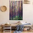 thumbnail image 2 of Farm House Decor Wall Hanging Tapestry, Forest in the Morning Light Tall Trees Trunks Greenery Natural Environment Picture, Bedroom Living Room Dorm Accessories, 40 X 60 Inches, by Ambesonne, 2 of 5