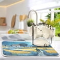 thumbnail image 5 of Farm Painting Dish Drying Mat, Absorbent Microfiber Pad Protector For Kitchen Counter Top Mat Dish Drainboard 18x24in, 5 of 7