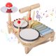 thumbnail image 1 of Juego de batería 7 en 1 para niños (para niños pequeños), instrumentos musicales para bebés, juguetes musicales preescolares Montessori, juego de batería para niños, 1 of 5