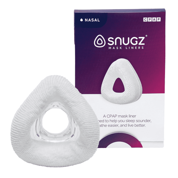 Snugz Nasal Mask Liners: Machine Washable, One-Size-Fits-Most Nasal CPAP Mask Liners, Pack of 2 Lasts 90 Days