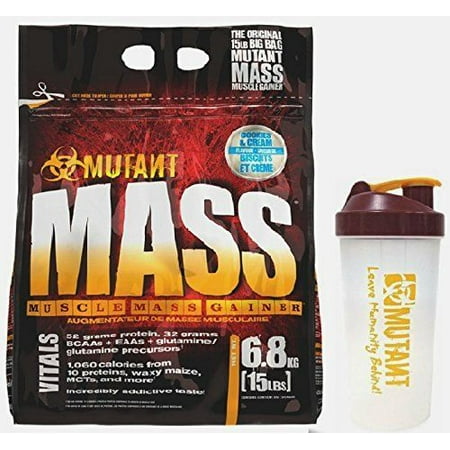Mutant Mass Gainer 15 Pound W / Shaker (Cookies & Cream)