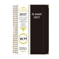 thumbnail image 3 of 2026-2027 Weekly & Monthly Planner, Calendar Notebook, A5 Spiral Bound Organizer with Tabs, Black Hardcover Schedule Book for Work & Daily Planning, 3 of 6