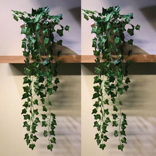 Details about   6/12PCS Artificial Ivy Leaf Plants Fake Hanging Garland Plants Vine Home Decor 