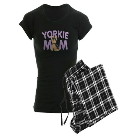 

CafePress - Yorkie Mom - Women s Dark Pajamas