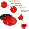 thumbnail image 3 of Revestimientos reutilizables de silicona para freidora de aire, 20cm (paquete de 2, redondos), revestimientos para freidora de aire antiadherentes y fáciles de limpiar, accesorios de alfombr, 3 of 5