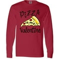 thumbnail image 3 of Inktastic Anti-Valentine's Pizza is My Valentine Long Sleeve T-Shirt, 3 of 5