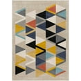 thumbnail image 7 of Mark&Day Area Rugs, 2x3 Domwier Modern Taupe Area Rug, Yellow Grey Beige Carpet for Living Room, Bedroom or Kitchen (2' x 3'), 7 of 7