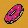thumbnail image 2 of Dalix Donut Embroidered Hoodie Fleece Sweatshirt Zip Front Mens in Gold S Small, 2 of 5