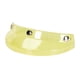 thumbnail image 1 of Visera de casco retro con 3 broches para casco 3/4, accesorios de repuesto directos. Amarillo transparente, 1 of 7