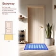 thumbnail image 3 of ODIKA 4'x6' Machine Washable Non-Slip Area Rug, Cobalt Hearth with Interlocking Mosaic Tiles High Traffic Rug, Blue, 131513, 3 of 7