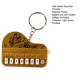 thumbnail image 4 of LYMAYTER Electronic Keyboard Keychain Pendant Mini Electronic Piano Shape Keychain Pendant - 8 Keys, Light MUS-CYYLic, Funny Gift, 4 of 7