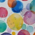 thumbnail image 5 of Autua Polka Dots Watercolor Shower Curtain 100% Polyester Washable 60"x72, 5 of 7