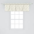 thumbnail image 2 of Ambesonne Scottie Dog Window Valance, Animal Tiling Pattern, 54" X 18", Off White and Dust, 2 of 3