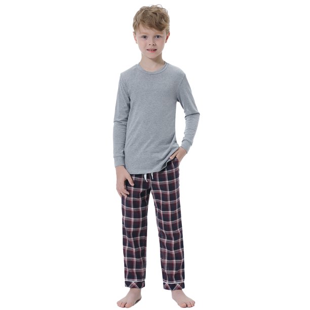 Uniexcosm Boys Pajamas Sets Long Sleeve Pj for Boy, 2Piece Sleepwear