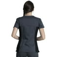 thumbnail image 5 of Cherokee Workwear Revolution Women's Scrubs Top V-Neck Knit Panel WW2875, 5 of 5