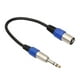thumbnail image 2 of Cable de datos 3P XLR Jack macho a 1/4 6.35mm Enchufe hembra Cable adaptador de micrófono estéreo Tmvgtek Nuevos Originales, 2 of 6