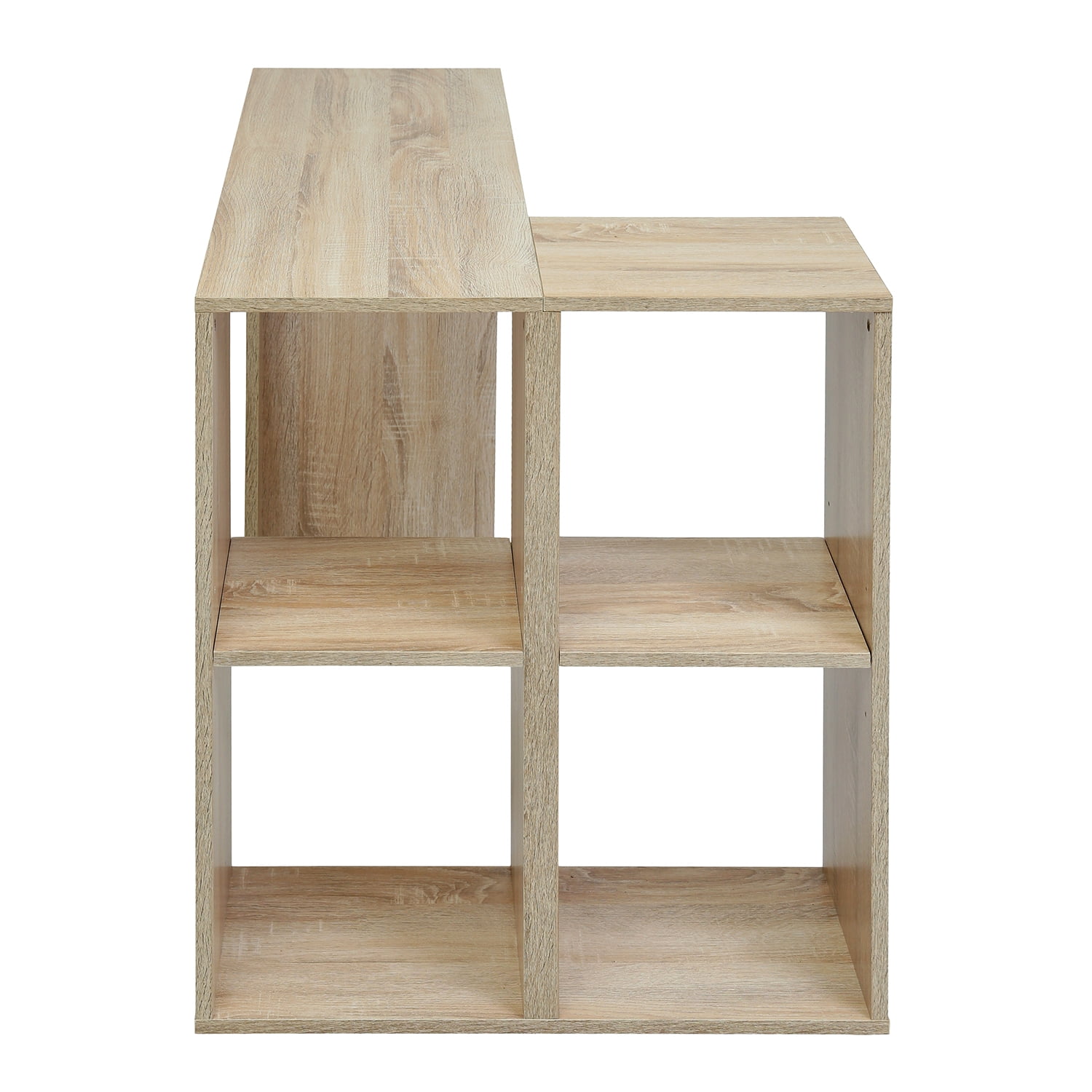 Kepooman L-shaped Computer Desk, Wooden Desk Corner Computer Desk With Two Open Shelves for Company Office, Home Office, Wood Color Kepooman L-shaped Computer Desk, Wooden Desk Corner Computer Desk With Two Open Shelves for Company Office, Home Office, Wood Color