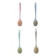 thumbnail image 5 of Kearding Cepillo de baño de paja de trigo Reemplazo antideslizante Mango largo de mano Degradable Hogar Hotel Centro de baño Depurador de Juegos de accesorios de baño Azul, 5 of 6